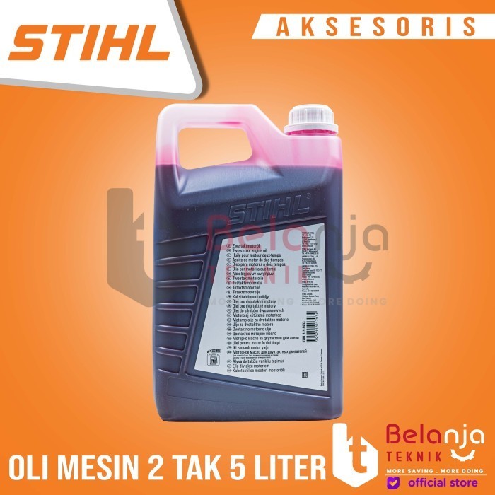 Stihl Oli Mesin Potong Kayu Mesin Potong Rumput 2Tak 5 Liter Oli Stihl