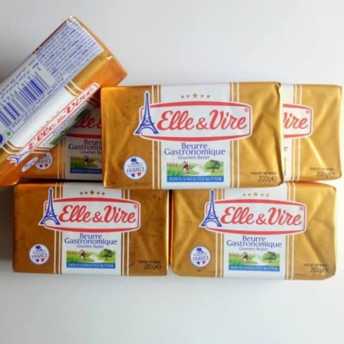 

Elle & Vire Unsalted Butter 200gr / 200 gr