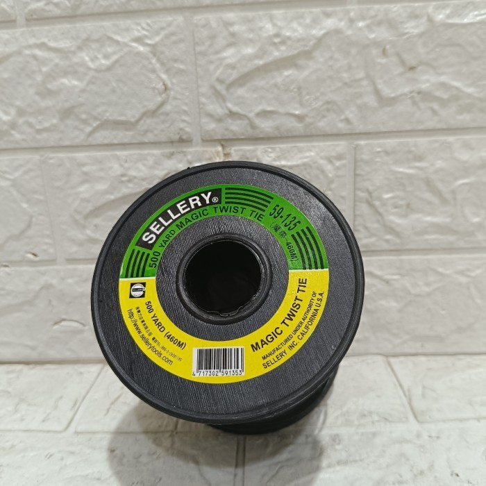

SELLERY MAGIC TWIST TIE 480 METER PENGIKAT KABEL SELLERY TALI DASI