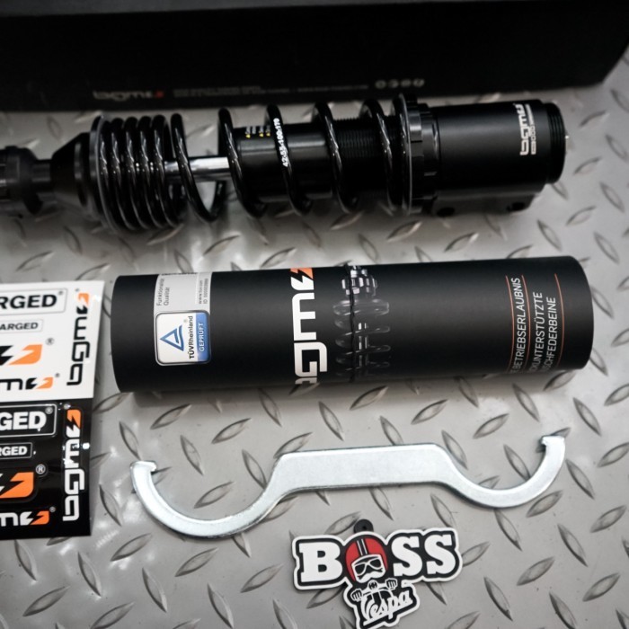 Shock Absorber Bgm Black Front Vespa Sprint Iget Primavera