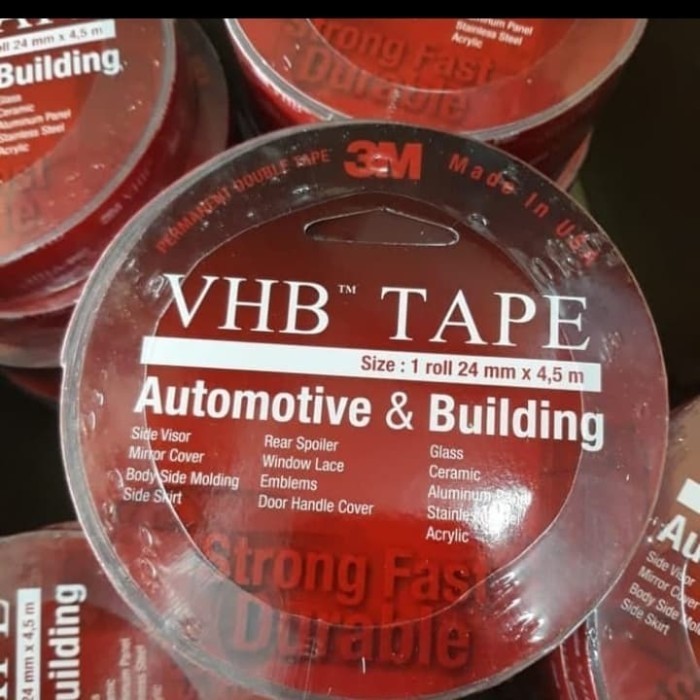 

DOUBLE TAPE 3M VHB 24MM X 4,5 M / FOAM TAPE/ 3M ORIGINAL