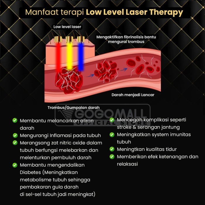 Aculaser Ultimate 14 Titik Laser + Nmes Terapi Menurunkan Kolesterol