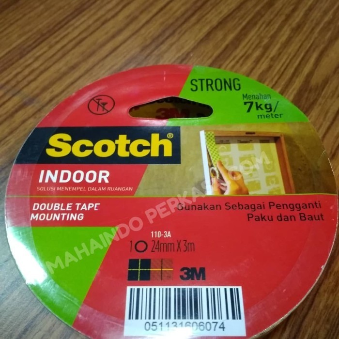

DOUBLE TAPE 3M KUAT 7KG 1" X 3 MTR