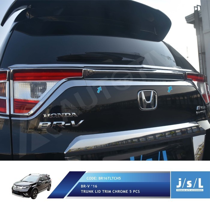 Honda Brv Trunk Lid Chrome Jsl / List Bagasi Belakang Aksesoris