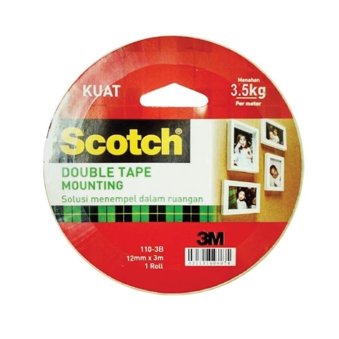 

TERMURAH 3M Mounting Tape Double Foam Tape Wall Installation