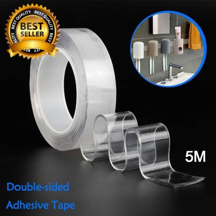

HOT SALE Double Tape Bening Transparan Perekat Anti Air