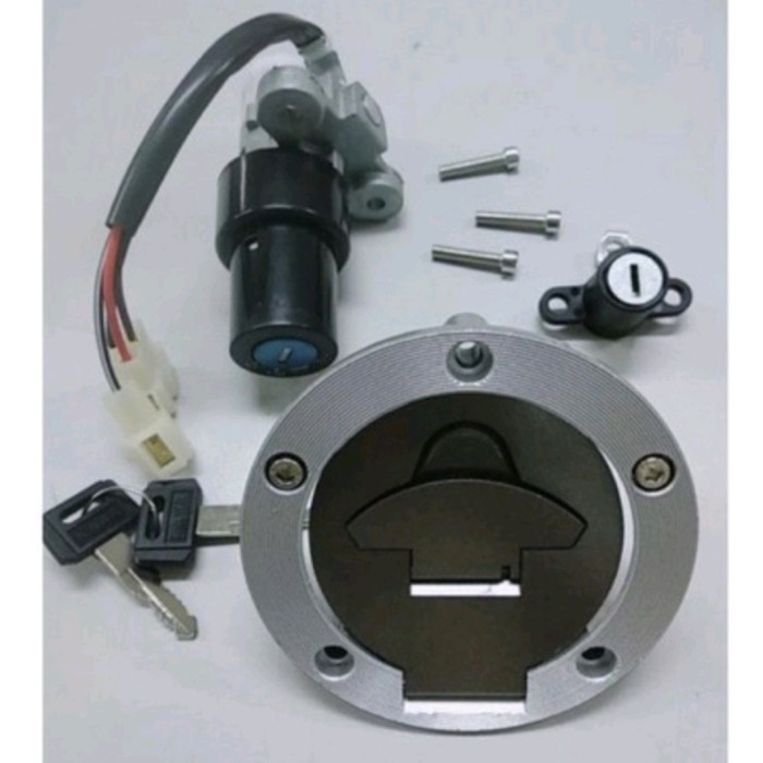 KUNCI KONTAK SET PLUS TUTUP TANGKI TANKI SCORPIO Z NEW - STEKO KOMPLIT