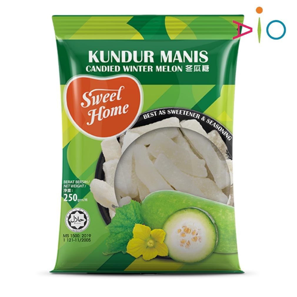 

Gula Kundur Tangkue Tangkwe | Kundur Manis Sweet Home | Candied Winter Melon | 250g