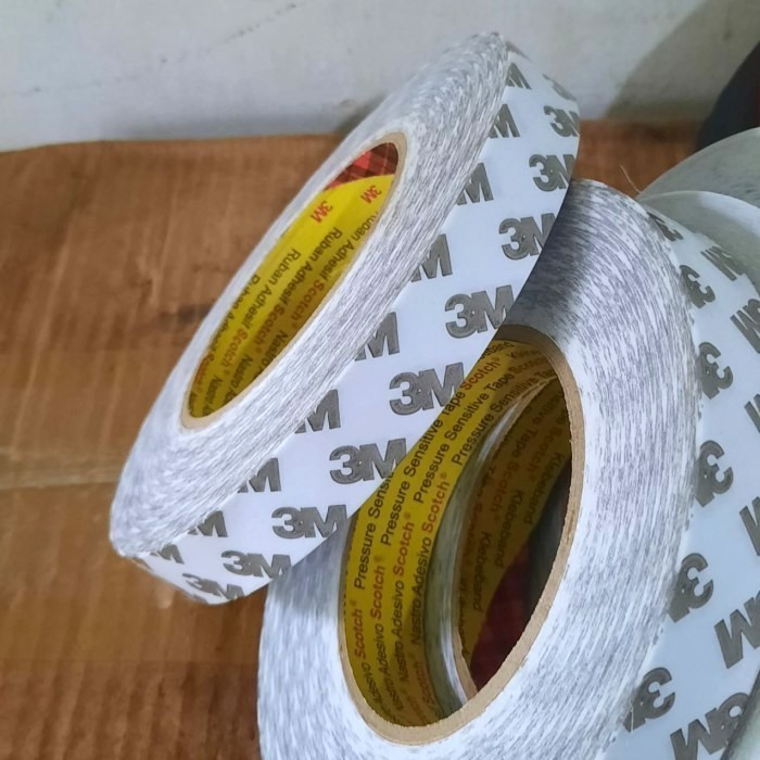 

JUAL double tape side 3M 9075i size 2 cm/20mm x 50 meter-dobel tape tisu