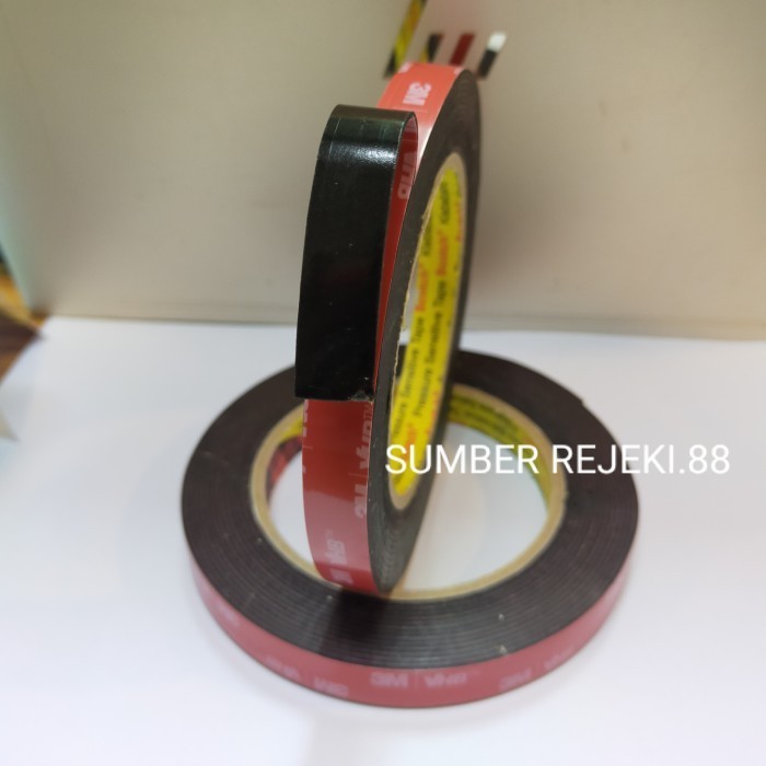 

HOT SALE Double Tape 3m VHB 5952 Black Ukuran 12mmx3Mtr Isolasi Perekat Hitam