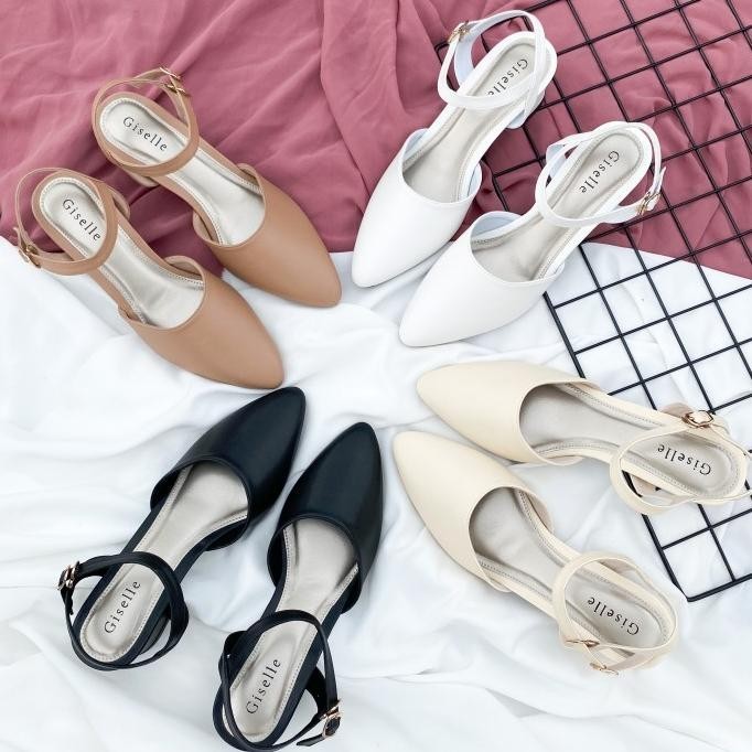 Giselle Colls - Valerie Sandal Heels Wanita 5 Cm