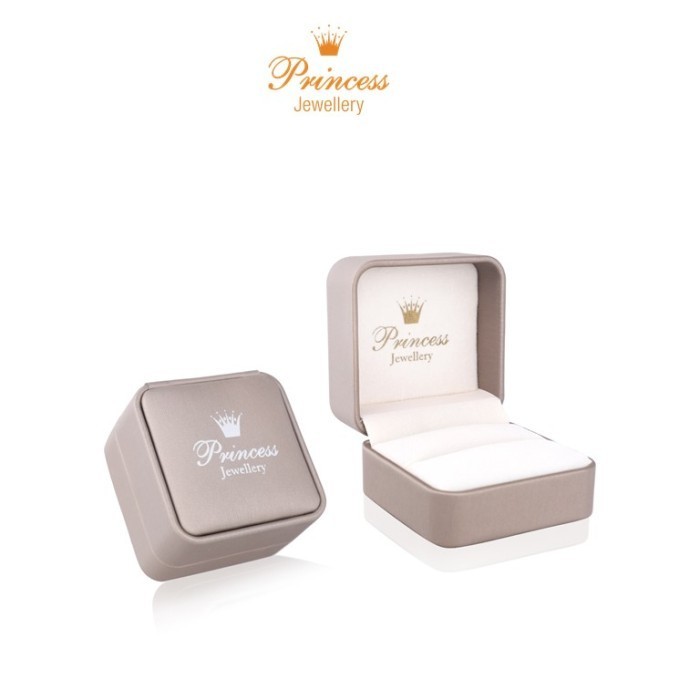 Kalung Emas White Rose Gold 750 Princess Jewellery