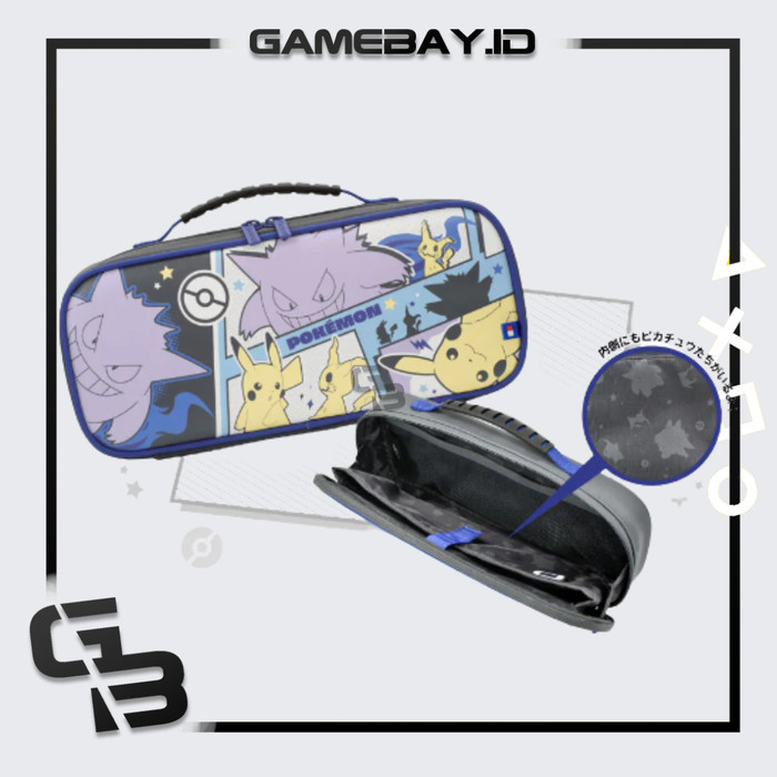 Switch V1/ V2 / Oled Carrying Case Pikachu X Mimikyu X Gengar (Hori)