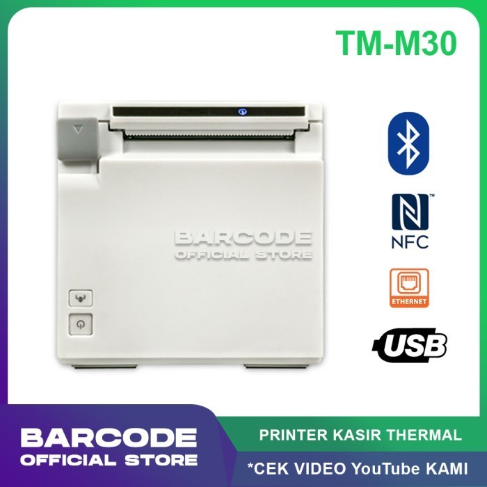 Epson Tm-M30 Bluetooth/Ethernet Thermal Pos Receipt Printer