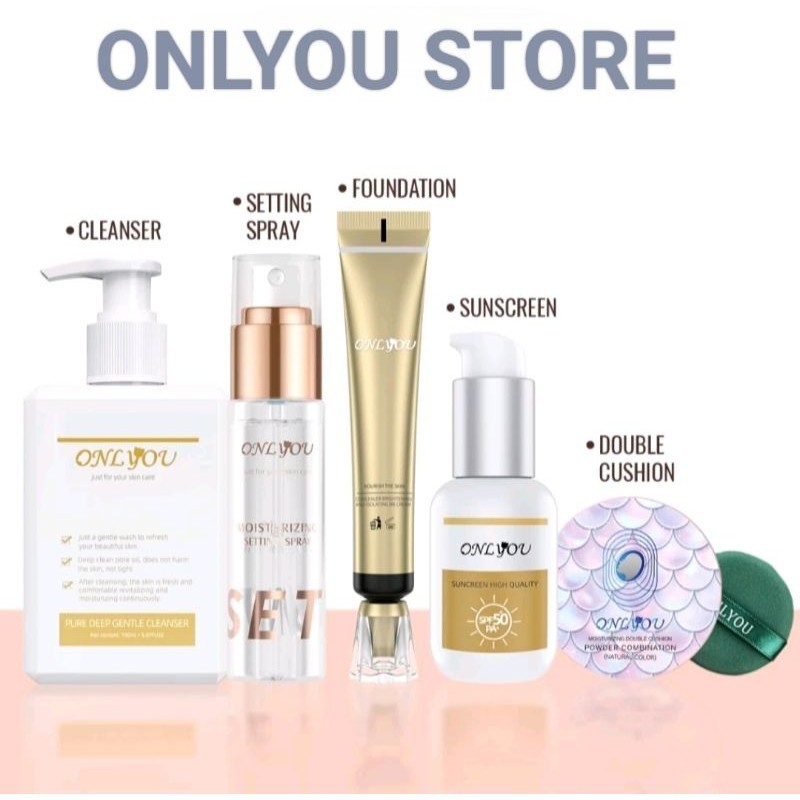 [FREE HADIAH] ONLYOU PAKET CANTIK KOMPLIT 5 ITEM BPOM ORIGINAL