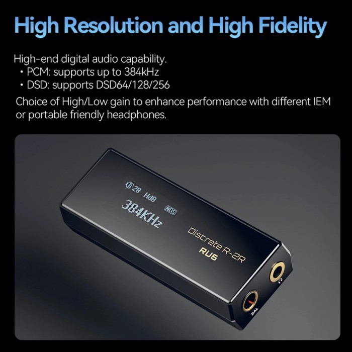 Cayin Ru6 / Ru 6 R-2R /R2R Usb Dongle Dac Headphone Amplifier Original