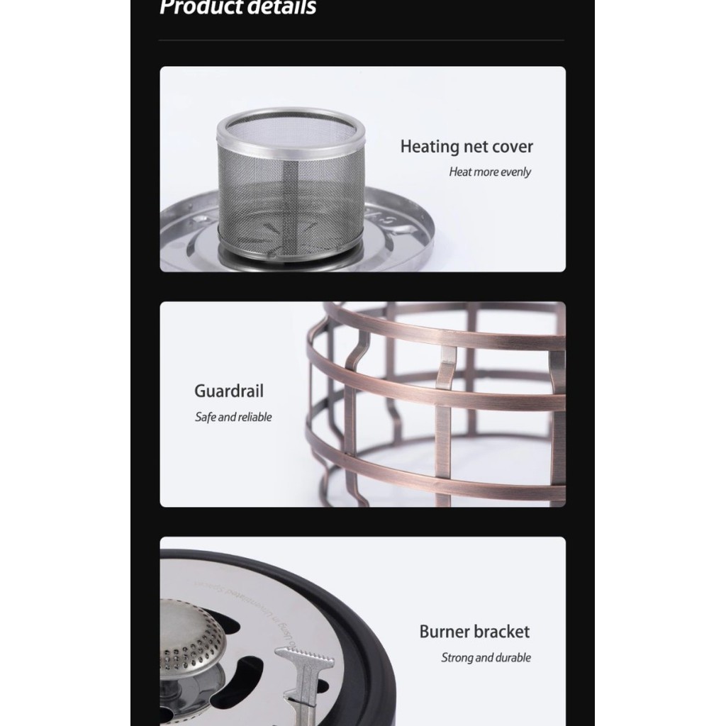 Kompor Gas Portable Camping Plus Heater Naturehike Nh20Rj008