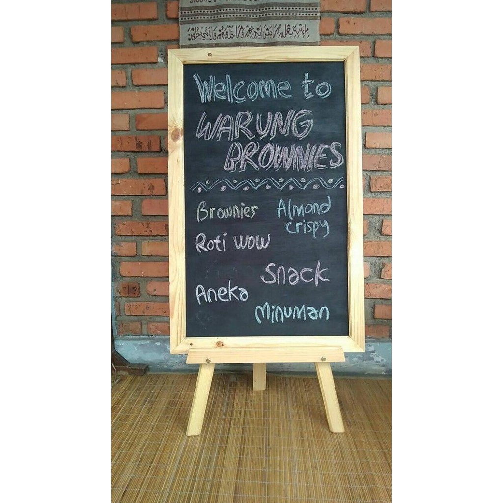 

Papan Tulis Kapur Papan Menu Cafe Chalkboard Menu DS99