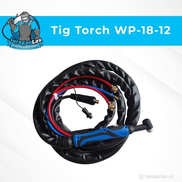 Stang Las Argon / Tig Torch Set Wp-18 Panjang 4 Meter
