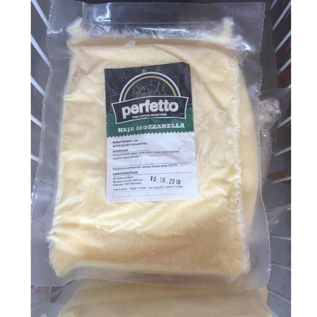 

Keju Mozarella Perfetto 1kg Cheese Mozarela P19A