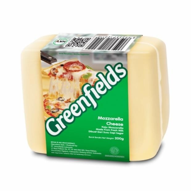 

Greenfields Mozzarella Cheese - Keju Mozarela 200gr LL