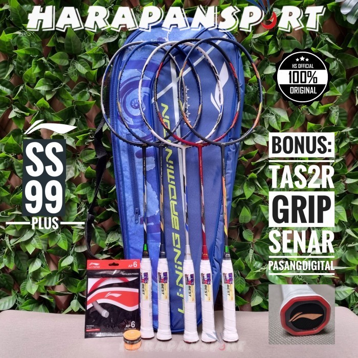 RAKET BADMINTON LINING SUPER SERIES SS 99 SS99PLUS SS99 PLUS ORIGINAL