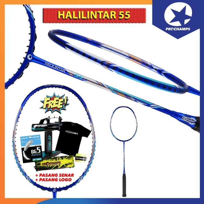 PROCHAMPS Halilintar 55/66/77/88/99 Raket Badminton Original