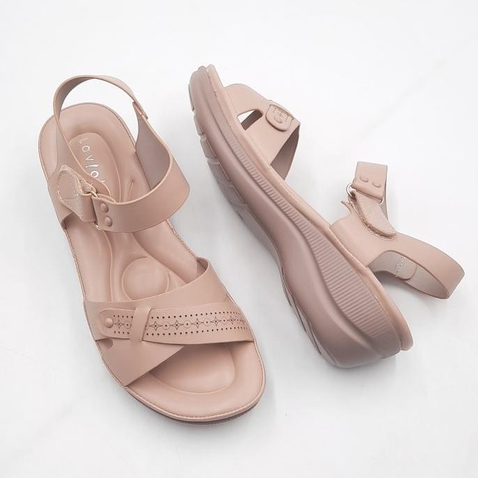 Laviola Shoes Wanita - Sandal Wedges Wanita - 3943 Wsk