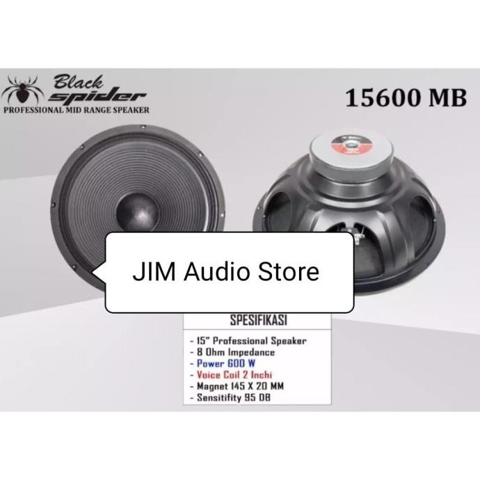 Speaker Blackspider 15 inch seri 15600 MB / BS 15600 MB
