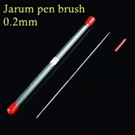 

(BK HEND) JARUM PEN BRUSH 0.2MM SPARE PART AIRBRUSH PEN