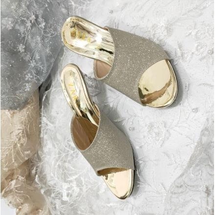 Sandal Bustong Pesta Pernikahan Wanita Heels Hak Import Size 36-41
