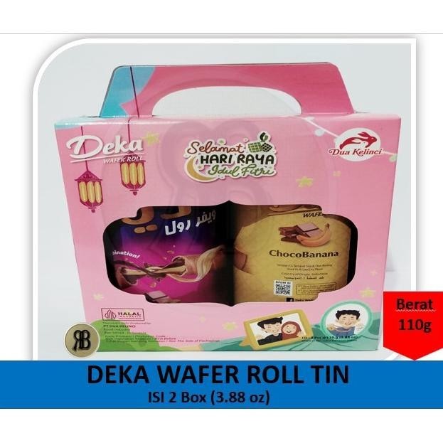 

CR - Deka Wafer roll edisi lebaran 2x100gr Paket Parsel - Hampers idul fitri TERLARIS