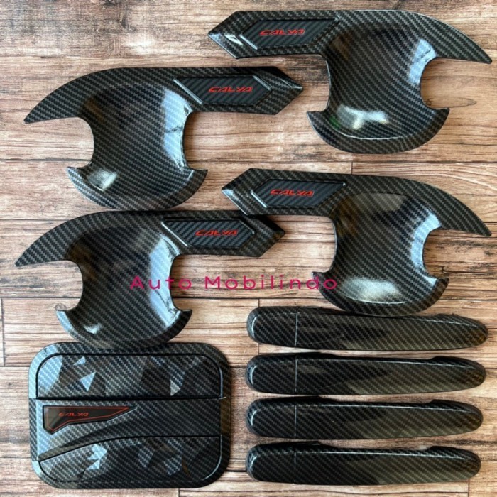 OUTER HANDLE TANK COVER BENSIN CARBON TOYOTA CALYA