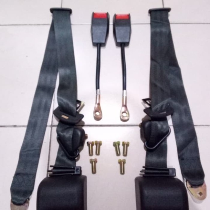SEFTY BELT SEAT BELT OTOMATIS MOBIL UNIVERSAL WARNA HITAM