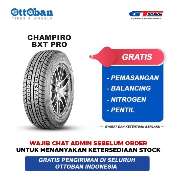 GT RADIAL CHAMPIRO BXT PRO 215 65 R15 96H BAN MOBIL