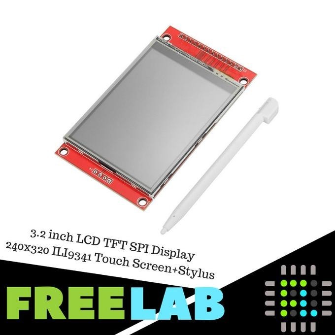 3.2 inch LCD TFT SPI Display Color Modul ILI9341 Touch Screen + Stylus