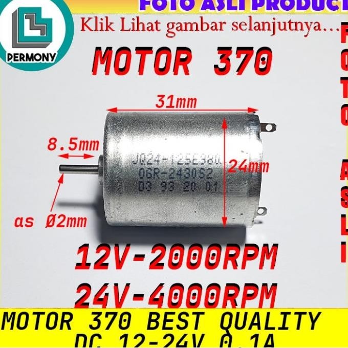 Motor 370 dinamo sparepart RC mobil water pump jgy370 25ga370 motor370
