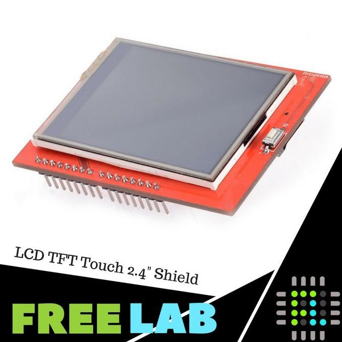 TFT LCD Touch Screen 2.4" Shield untuk Arduino