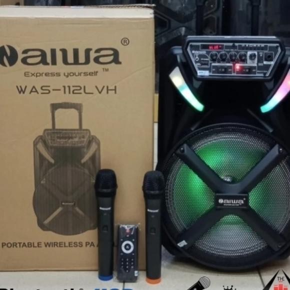 Speaker Portable AIWA 112 LVEN 112LVEN 12inch Original |termurah