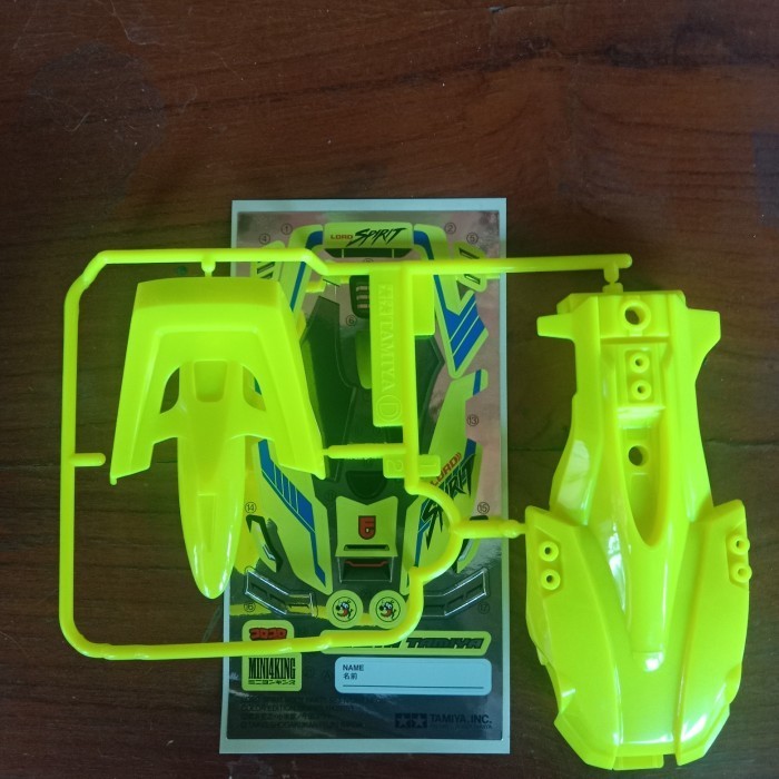 Body lord spirit neon & decal tamiya