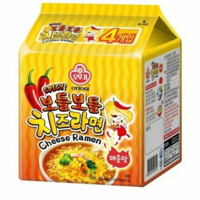 

Ottogi Spicy Chesee Ramen Multi (111grx4) 444gram TRM