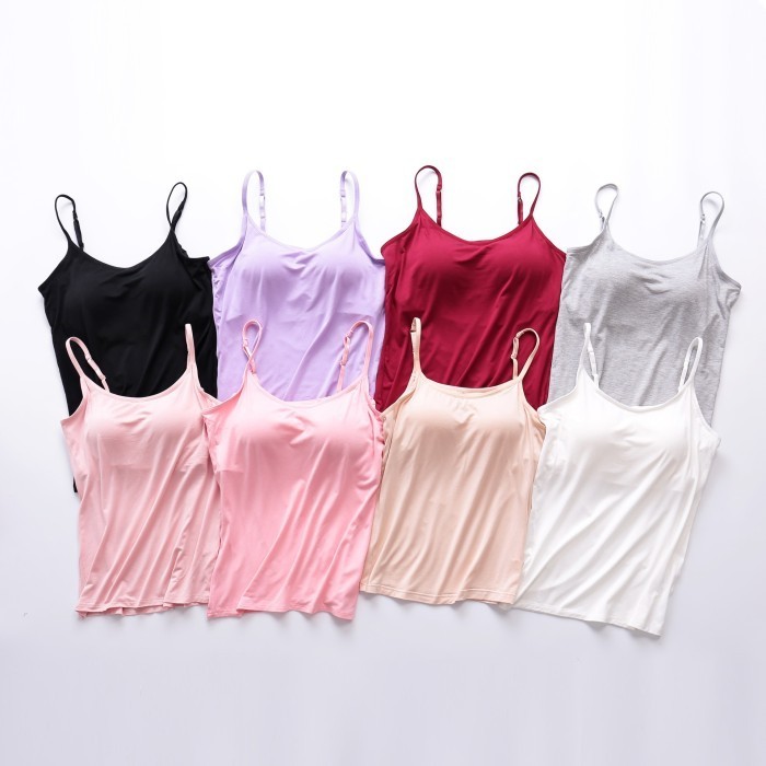 READY ONEFASHIONMALL BR211 Tank Top Bra Big Size Jumbo Tanktop Singlet Silahkan diorder
