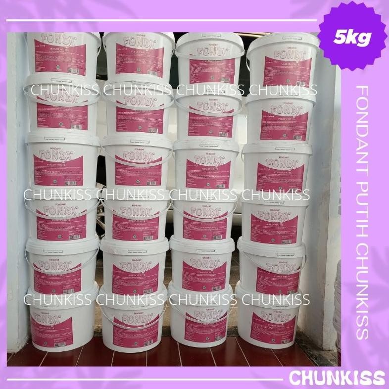 

New Fondant Fondx 5 Kg - Warna Putih Wangi Vanila Terlaris