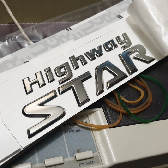 EMBLEM BAGASI " HIGHWAY STAR " HWS LIVINA HWS SERENA HWS