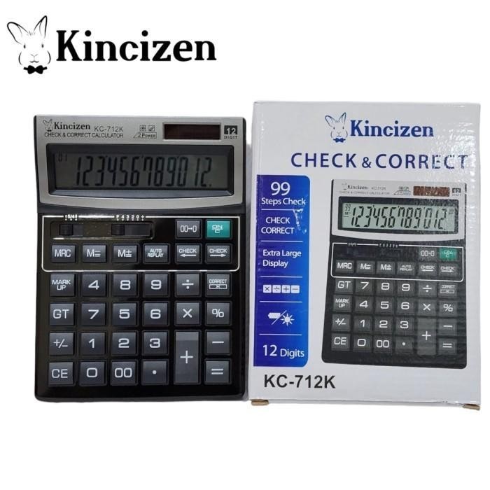 

Kalkulator Kincizen Kc 712K 12 Digit / Calculator Kincizen 712 K