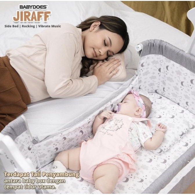 Box Baby Rocking Side Bed Babydoes Jiraff / Box Tidur Bayi LAJ