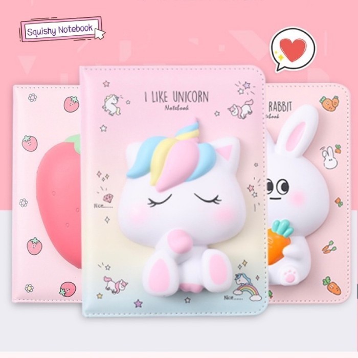 

Notebook 3D Squishy Buku Diary Cute Squishy Size Medium
