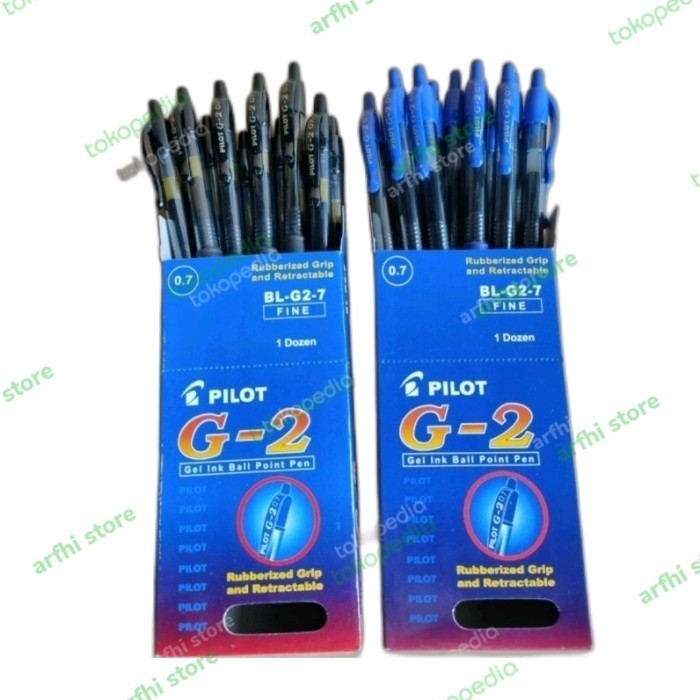 

pulpen pilot G2 Gel ink ball point pen harga per lusin isi 12 pcs