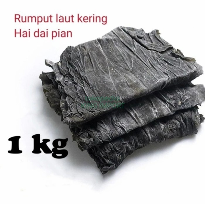 

kombu konbu kelp dashima dried seaweed rumput laut kering 1kg haitai