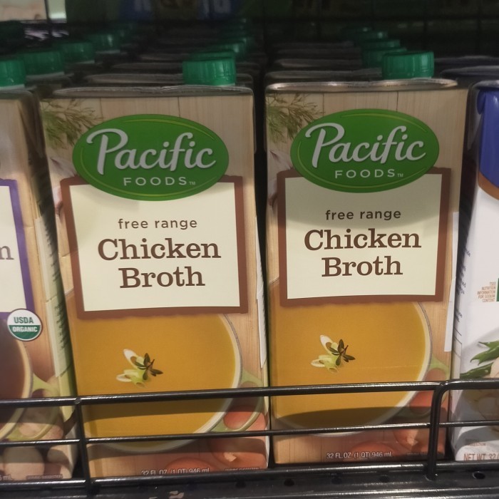 

pacific free range chicken broth not organik 946ml bukan kaldu organik